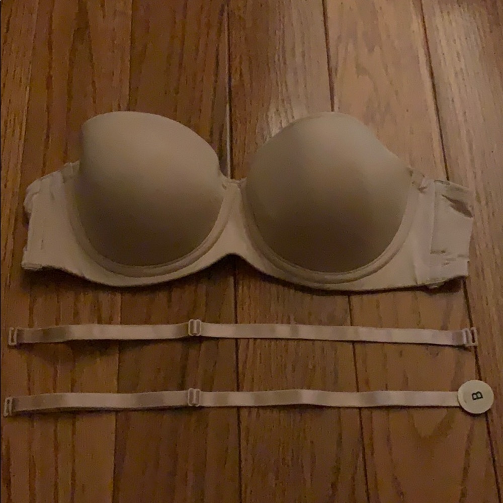 H&M Nude Strapless Bra With Removable Straps